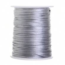 100m/Rolo Cordão Trançado de Nylon de 1,5mm para Nós Chineses, Acabamento, Fabricação de Joias, Pulseiras e Colares