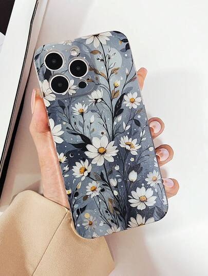 1pc Minimalist Pattern Printed TPU Soft Mobile Phone Case Cover, Compatible With Apple, Compatible With Samsung, Compatible With Xiaomi, Compatible With Huawei, Compatible With Pixel 6a 5G,International Version, Not The Domestic Version
