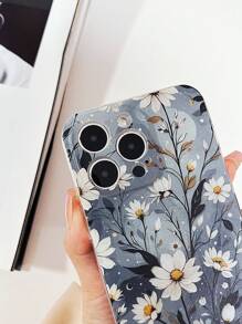 1 Stück minimalistisch gemustertes TPU Weich-Handyhülle, kompatibel mit Apple, Samsung, Xiaomi, Huawei, Pixel 6a 5G