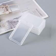 SuFeng Transparent Card Holder, Student ID, Work ID, Bank Card, Security Card, Security Card - 無色 - 查看 8