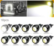 DC12V 18 毫米鹰眼 LED 汽车雾灯 DRL 日间行车灯倒车灯尾灯小灯泡 -10 件