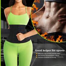 1pc Women Sports Waist Trainer Belt, Cross-Border High Elasticity Tummy Control Girdle, Breathable Mesh Waist Cincher Belt For Workout Exercise Waist Belt Suitable For Workout Home Sports And Walk - Girdle - View 6