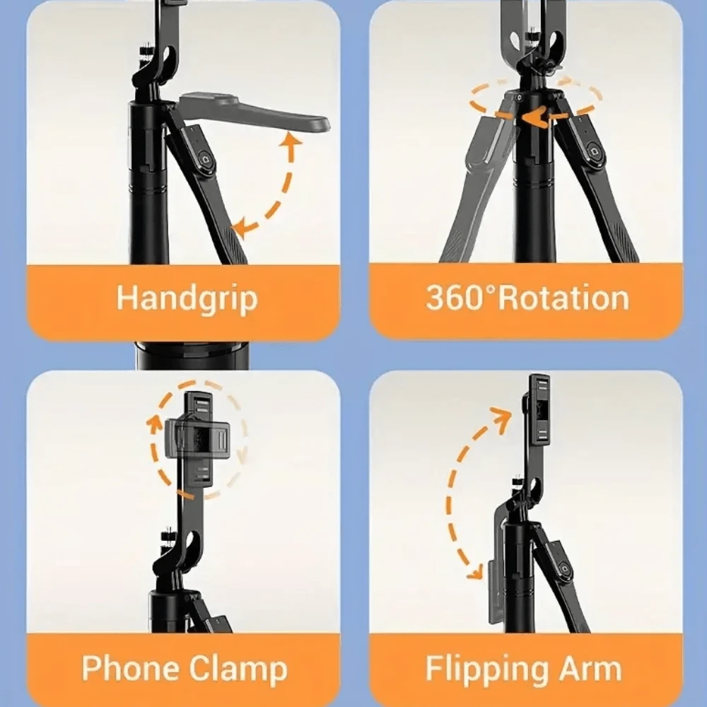 Bâton Selfie Bâton Stabilisateur Cardan Pour Trépied De Table