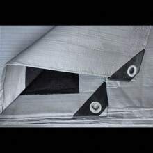 LONA IMPERMEABLE PARA EXTERIOR REFORZADA MEDIDA 3 METROS X 9 METROS - Gris - Ver 1