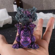 1 件龙宝宝硅胶模具，制作树脂工艺品硅胶模具，用于 DIY 工艺品的可爱环氧树脂硅胶模具，DIY 粘土模具，家居装饰 - 白色 - 查看 12