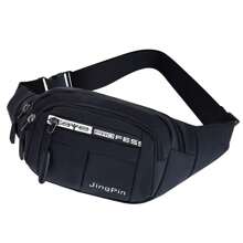 Men's Waist Bag Waterproof Multipurpose Biker Waist Bag - 黑色 - 查看 2