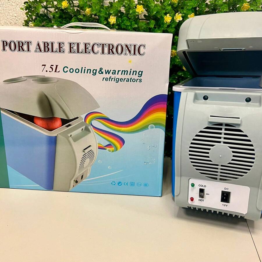 REFRIGERADOR HIELERA  PARA CARRO Y PORTATIL, ENFRIA Y CALIENTA