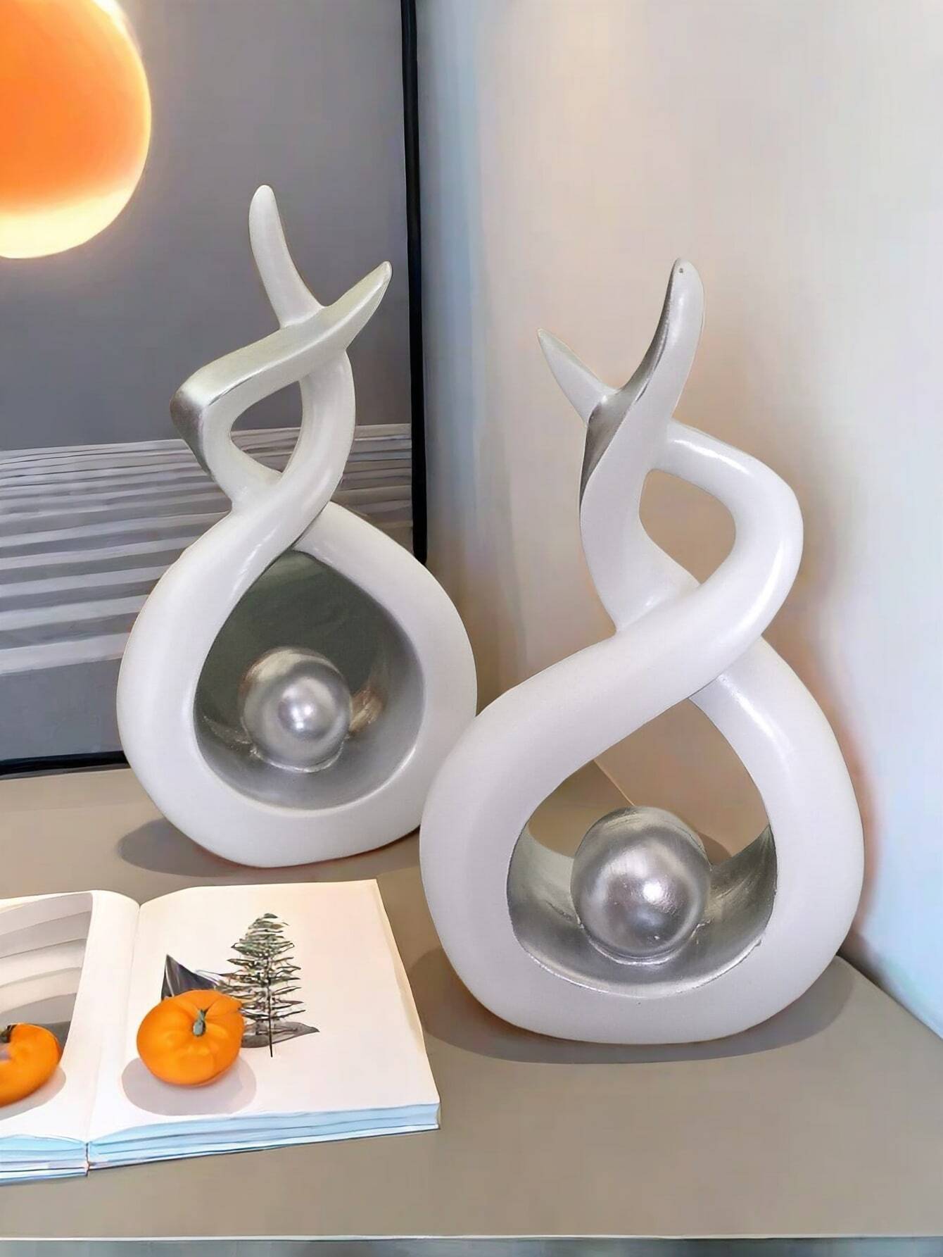 🎨 Scandinavian Abstract Figures – Light Luxury Mini Crafts for Home & Desktop Decoration | Entryway Ornament | Free Shipping