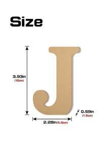 1pc Wooden Crafted English Letter Decor Piece, Suitable For Home, Living Room, Reception Counter Best Gifts Birthday Graduation