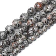 6/8/10/12mm Natural Flame Stone Bead Bright Yooperlite Round Loose Spacer Stone For Jewelry Making DIY Bracelets Necklace 15'' - Flame Stone - View 5