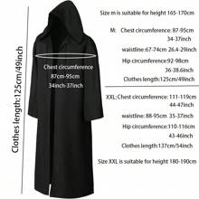 Halloween  Costume Jedi Cape Anakin Cloak Cosplay Costume Robe - Multicolor - View 2