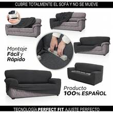 Ecommerc3 Vỏ Sofa 3 Chỗ 180 - 230 Cm Cảm Ứng Cực Mềm Vừa Vặn Hoàn Hảo - Vỏ Sofa 100% Sản Xuất Tại Tây Ban Nha - Hồng - Xem 8