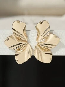 2件套欧美风树叶耳环，夸张时尚的花瓣耳环，百搭日常佩戴，适合女性 - 耳環 - 查看 6