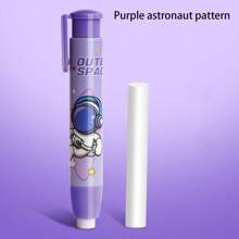 1/2/3/4/5/6pcs Retractable Pusher Eraser Painting Design Office Eraser No Debris No Trace Creative Press Type