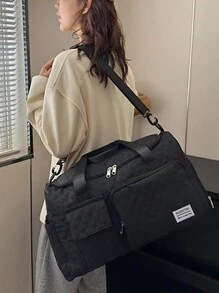 Bolso de viaje de gran capacidad con separación seca y húmeda, estampado de vaca, leopardo y cebra, para negocios, viajes, hospital, de nailon negro, organizador de viaje, ropa de aeropuerto, equipaje, ideas de regalo de Navidad para mujeres y niñas, regalos de Navidad para mamá, amiga, bolsa de gimnasio, bolsa deportiva, mochila para vacaciones, bolsa escolar, accesorios escolares