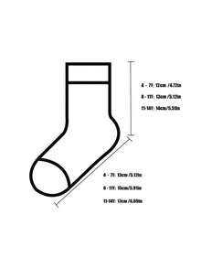 5雙女童純色彩色高彈力運動時尚襪,彈性和透氣,適用於四季,適用於日常使用,適合學生搭配運動和休閒鞋,時尚系列 - 彩色 - 查看 2