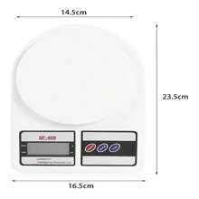 Bascula Digital Gramera De Cocina Pesa De 1 Gramo A 10 Kilos Báscula digital de cocina con capacidad de 10000 g - Multicolor - Ver 2
