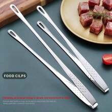 Barbecue Tongs  Stainless Steel Tongs Barbecue Tongs Kitchen Extended Food Tongs Special Steak Tongs For Barbecue Shops