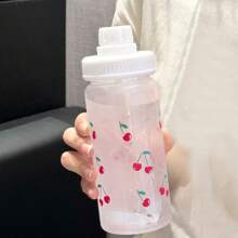 VANLFY 云形塑料杯带吸管，水瓶 - 白色 - 查看 2