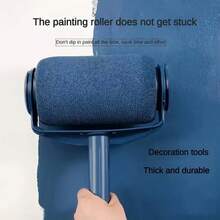 1pc Multi-Functional Sponge Paint Roller Brush With Self-Sucking Large Bucket Brush, Wall Paint Brush, Latex Paint Wall Brush, Fine Bristle, No-Corner-Missed Design, Suitable For Home Painting And Wallpaper Application - one-size - View 3