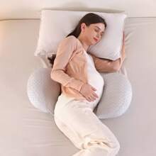Adjustable Maternity Pillow For Sleeping – Cooling Pregnancy Body Pillow, Removable & Machine Washable, Full Support For Back, Legs & Belly – Comfort For Pregnant Women