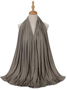 1 件女士平纹莫代尔透气头巾面纱衣服