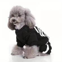 Costume da scheletro per animali domestici per Ognissanti, vestito da festa per animali domestici, accessori per travestimento per cani e gatti