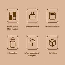 13/14/15/16 Inch Leather Laptop Sleeve Bag - Pink - View 7