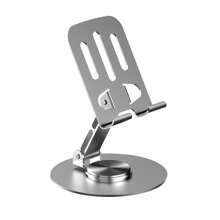 AmSengo 360-Degree Rotating Full Metal Universal Phone And Tablet Stand - Waterproof, Stress-Relieving, Adjustable, And Compact -  Iron Construction For Smooth Rotation And Long-Lasting Use - Multicolor - View 5