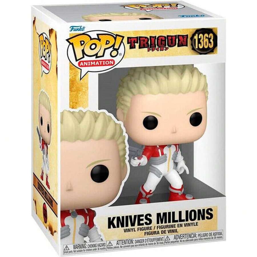 Funko TRIGUN KNIVES MILLIONS POP FIGURE - Limited Edition Collectible Funko Pop - Funko Pop Detailed And Realistic Design - Funko Pop Ideal For Gift - Funko Pop Great Variety Of Characters
