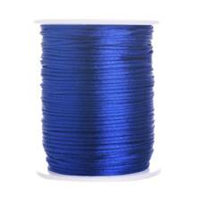100m/Rolo Cordão Trançado de Nylon de 1,5mm para Nós Chineses, Acabamento, Fabricação de Joias, Pulseiras e Colares