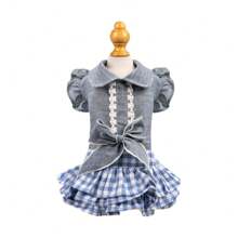 Robe pour chien, salopette décontracté respirante et confortable de style princesse mignonne, tenue légère pour le printemps/été pour chiens de petite/moyenne taille