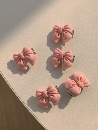 5pcs/Set Cute Pet Hair Clips Bowknot Design Cat/Dog Hair Accessories