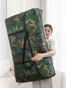 1pc Camouflage Moving Bag, Foldable Travel Luggage Bag, Large Capacity Bedding & Clothing Storage Bag, Thickened Storage Bag, Minimalist Style Moving Packing Luggage Bag, With Handle Luggage Bag, Bedding Storage & Organization Bag, Travel Bag, Suitcase, Overnight Bag, Gym Bag, Weekend Bag, Luggage Bag, Carry-On Bag, College Bag, Luggage Bag, Weekend Travel Bag, Hospital Bag, Holiday/Winter Bag, School Supplies Bag