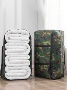 1pc Camouflage Moving Bag, Foldable Travel Luggage Bag, Large Capacity Bedding & Clothing Storage Bag, Thickened Storage Bag, Minimalist Style Moving Packing Luggage Bag, With Handle Luggage Bag, Bedding Storage & Organization Bag, Travel Bag, Suitcase, Overnight Bag, Gym Bag, Weekend Bag, Luggage Bag, Carry-On Bag, College Bag, Luggage Bag, Weekend Travel Bag, Hospital Bag, Holiday/Winter Bag, School Supplies Bag