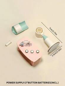 1pc Mini Cute Camera Shaped Nightlight, Atmosphere Bedside Lamp Creative Desktop Decor Small Gift (ABS Material, Base With Adhesive) - Multicolor - View 8