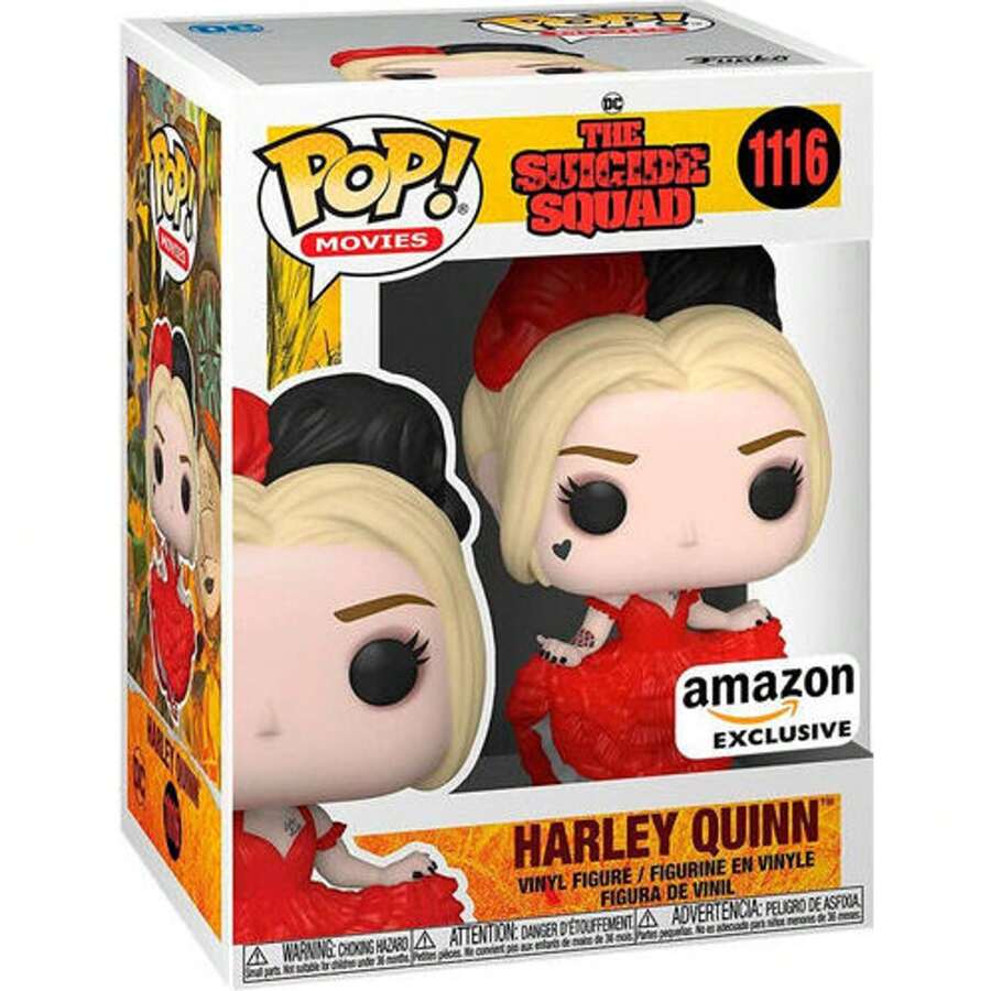 FIGURA POP DC COMICS THE SUICIDE SQUAD HARLEY QUINN EXCLUSIVE - Funko Pop Coleccionable de Edición Limitada - Funko Pop Diseño detallado y Realista - Funko Pop Ideal para Regalo - Funko Pop Gran Variedad de Personajes - Multicolor - Ver 1