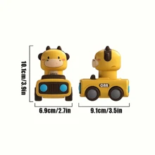 Jouets de voitures de course d'animaux, set de véhicules de jeu, jouets de voitures à friction. Voitures-jouets parfaits en cadeau pour les garçons et les filles, jouets pour garçons, voitures-jouets, activités de conduite de voitures, voitures-jouets pour bébés, rentrée des classes