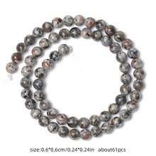 6/8/10/12mm Natural Flame Stone Bead Bright Yooperlite Round Loose Spacer Stone For Jewelry Making DIY Bracelets Necklace 15'' - Flame Stone - View 11