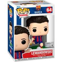 FOOTBALL FC BARCELONA LEWANDOWSKI POP FIGURE - Limited Edition Collectible Funko Pop - Funko Pop Detailed And Realistic Design - Funko Pop Ideal For Gift - Funko Pop Great Variety Of Characters - 彩色 - 查看 3