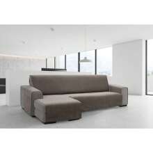 Ecommerc3 Chaise Longue Sofa Cover Left Arm Backrest 280 Cm - Chaise Longue Sofa Cover With Pockets 100% Made In Spain - Coffee Brown - View 3