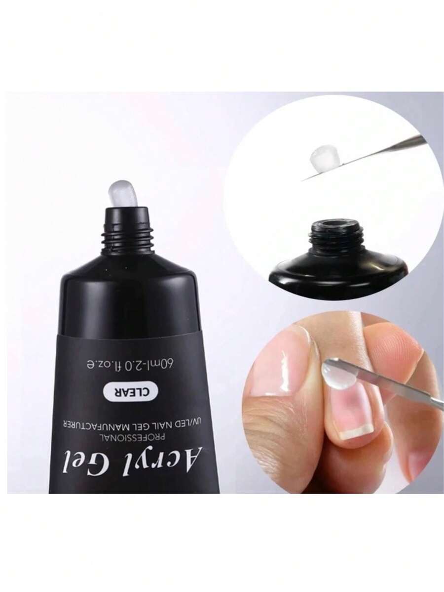 DUO POLYGEL TRANSPARENTE + MOLDES  DUAL UV LED DECORACION  EXPRESS - transparente - Ver 1