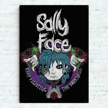 1قطعة لوحة جدارية للألعاب تزيين المنزل والمكتب وغرفة النوم والصالة والمطبخ، لوحة اختيارية مع إطار