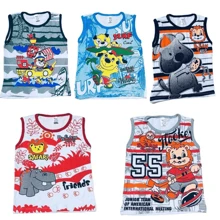 KIT 3 MEN'S CHILDREN'S TANKTOPS - Nhiều màu - Xem 1
