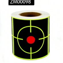 1roll Fluorescent Splash Shooting Target Paper 3-Inch, Cross-Border Splatter Shooting Supplies,Adult Party Games Suitable For Halloween/Christmas/Thanksgiving - Multicolor - View 13