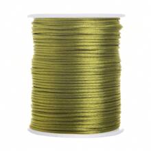 100m/Rolo Cordão Trançado de Nylon de 1,5mm para Nós Chineses, Acabamento, Fabricação de Joias, Pulseiras e Colares