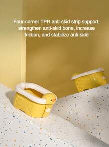 1件家用男女厕所训练马桶便携式儿童户外折叠马桶儿童尿壶男女宝宝旅行便盆车载婴儿儿童尿壶男女宝宝塑料户外便携式马桶小马桶加固加厚折叠便携收纳 - 彩色 - 查看 8