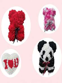 50/100/200/500 piezas Mini rosas de espuma al granel, cabezas de rosas artificiales de espuma para manualidades DIY, decoración de ramos de boda, centros, decoración de fiestas, San Valentín, regalo