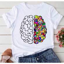 Camisa Psicologia Camiseta T-Shirt Blusa Ps01 - Branco - Visão 1