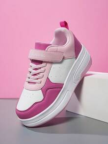 Zapatos de patines con ruedas duales extraíbles, moda calzado deportivo casual, ligero y transpirable, multiusos unisex para niños - Rosa - Ver 7